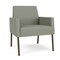 Lesro Mystic Lounge Reception Guest Chair, Bronze, OH Eucalyptus Upholstery ML1101 - alternate 1